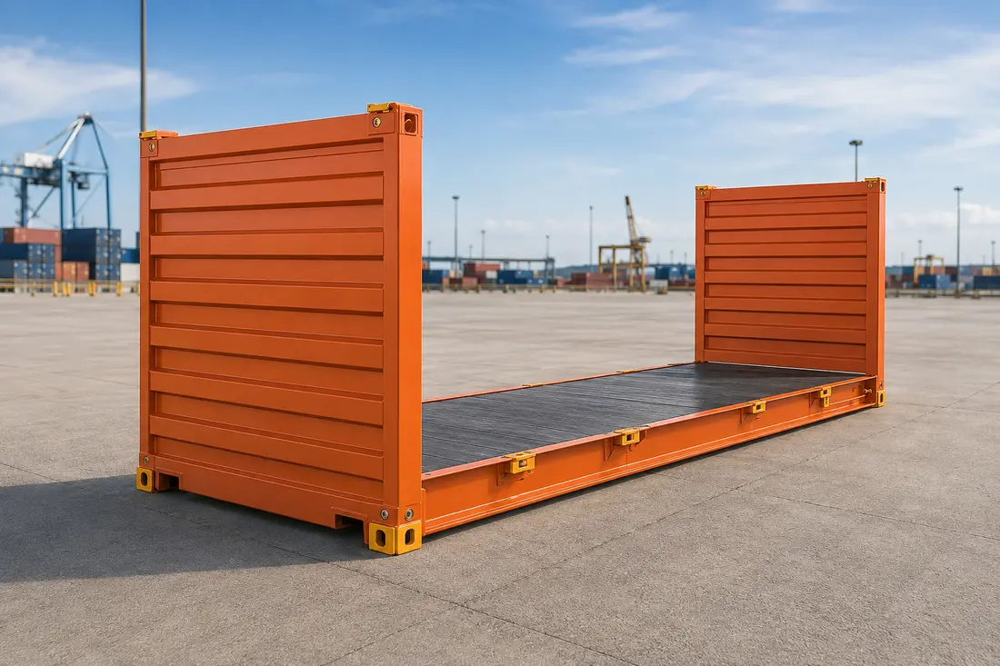 20 FR Flat Rack Konteyner