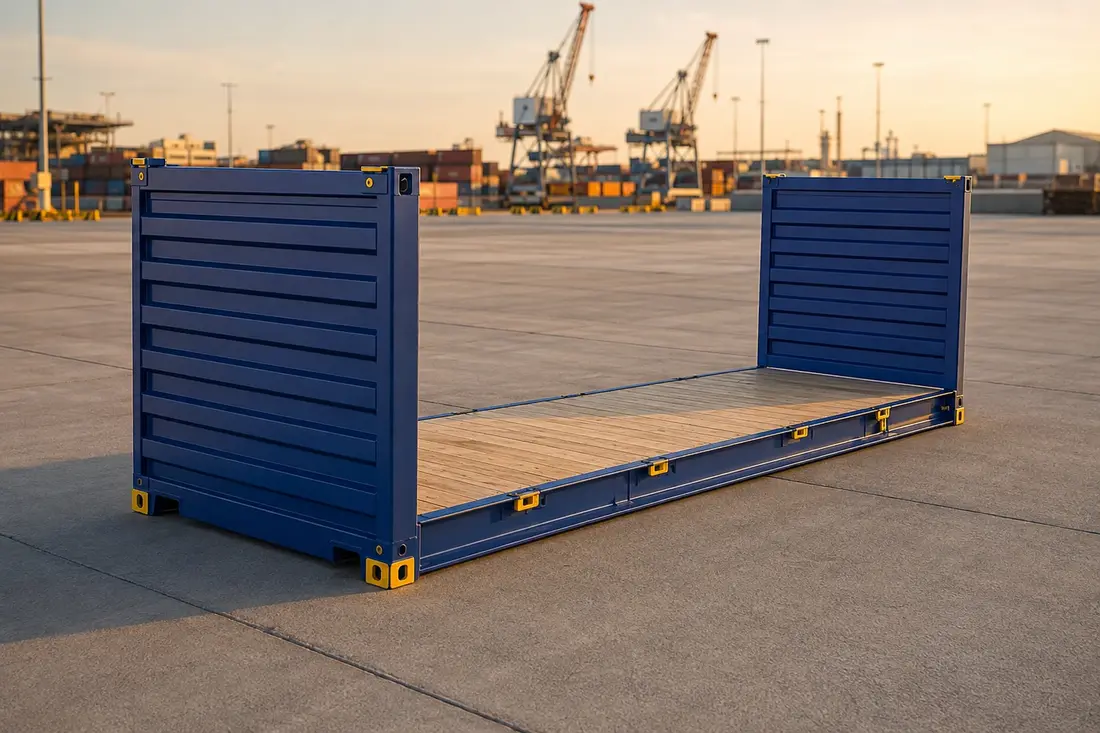 20 FR Flat Rack Konteyner