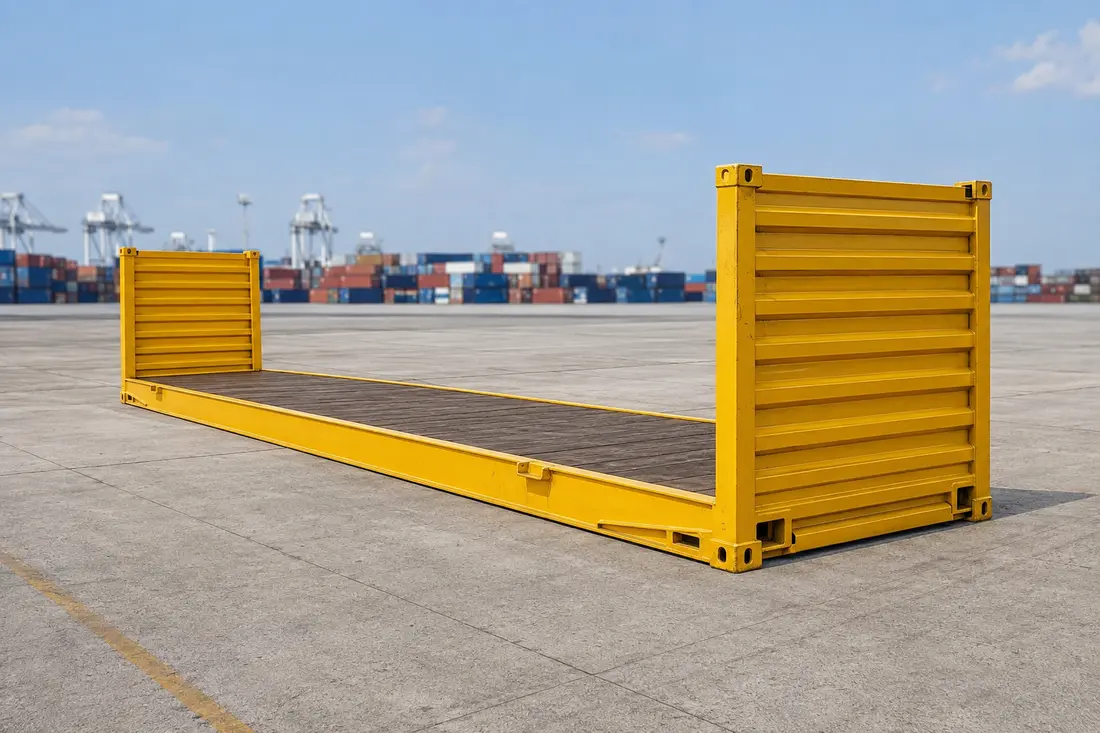 40 FR Flat Rack Konteyner