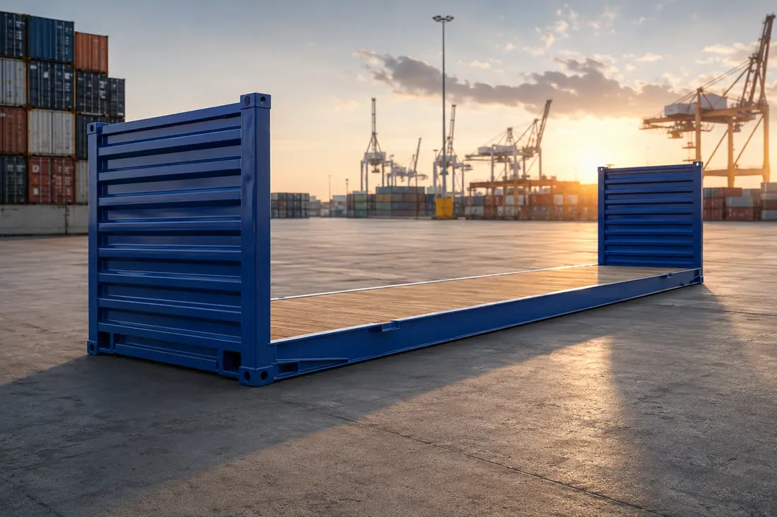 40 FR Flat Rack Konteyner